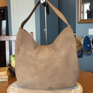 Tory Burch Brown suede hobo